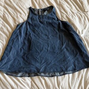 GAP Blue Denim Tank Top